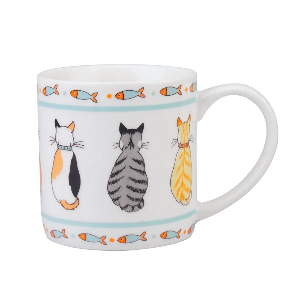 Ulster Weavers Cats in Waiting krus orange prikket