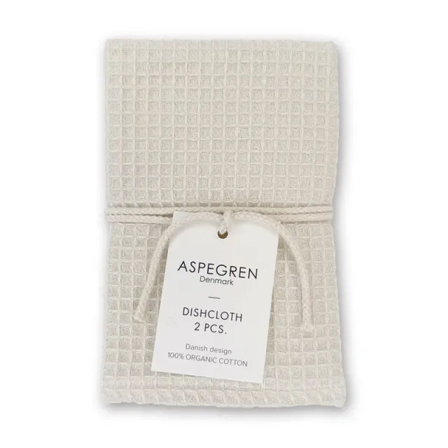AspEgren North Birch karklude 30x35 cm 2 stk økologisk bomuld