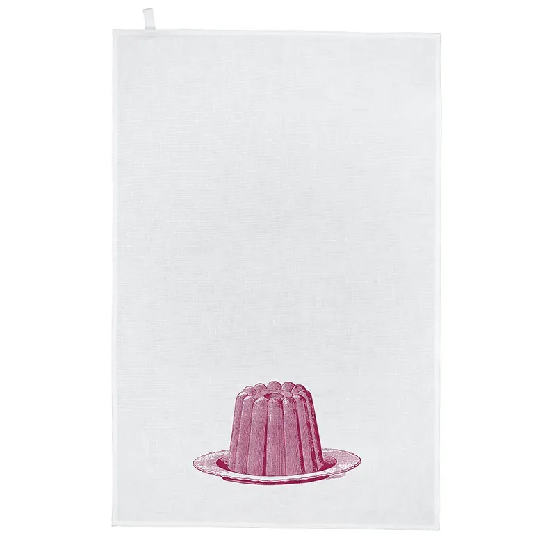 Thornback & Peel Jelly viskestykke hør kirsebær 50x70