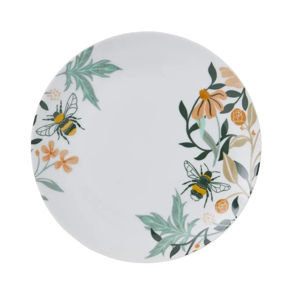 Ulster Weavers Bee Bloom Porcelain Side Plate sidetallerken hvid 19 cm