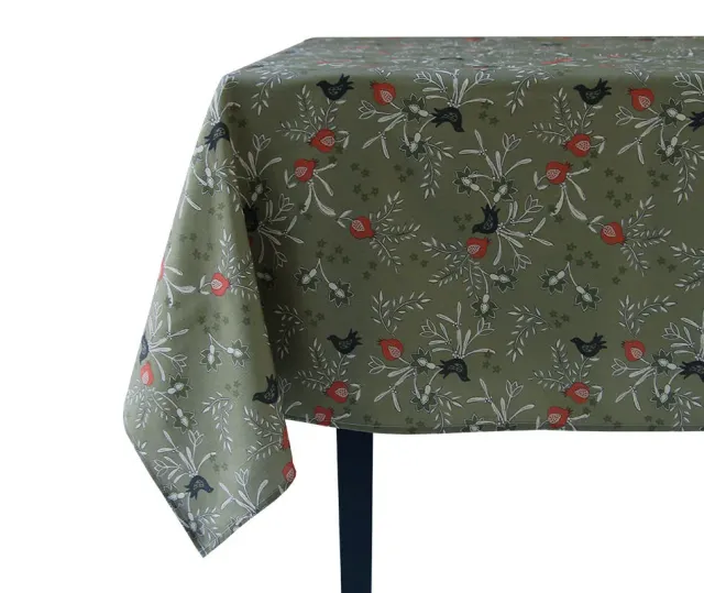 Coucke Pomegranate dug bomuld hør kaki 160x240 cm