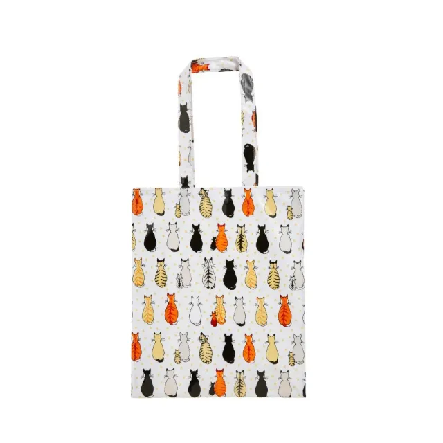 Ulster Weavers Cats in Waiting Medium shopper orange PVC