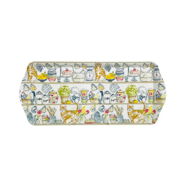 Ulster Weavers Pantry Cats serveringsbakke 39x17 cm flerfarvet