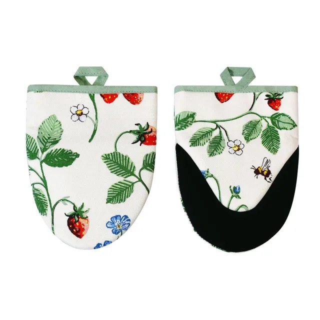 Ulster Weavers Strawberry Patch mikrohandsker grøn 2-pak