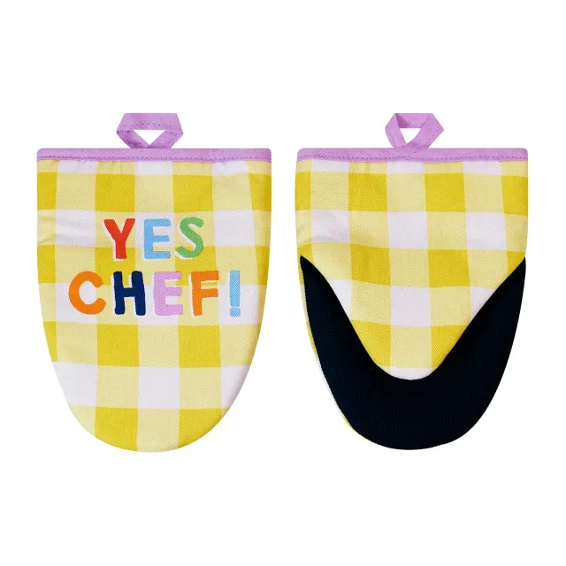 Ulster Weavers Yes Chef mikroovnshandsker par flerfarvet