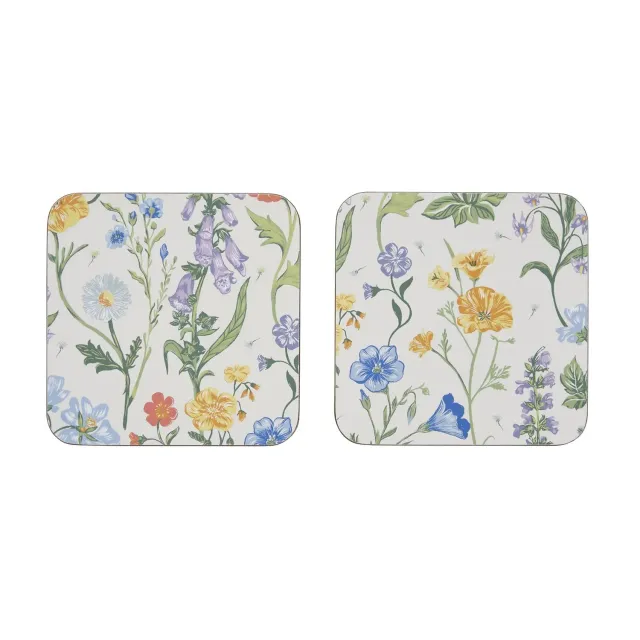 Ulster Weavers Cottage Garden bordskånere 4-pak multi kork