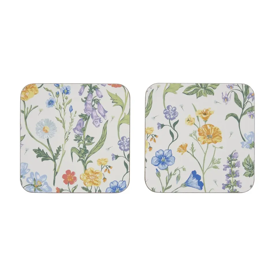 Ulster Weavers Cottage Garden bordskånere 4-pak multi kork
