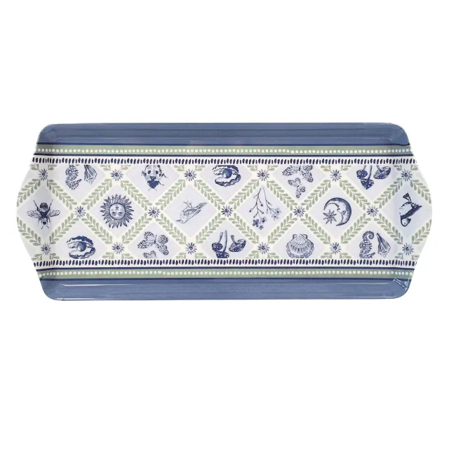 Ulster Weavers Coastal Treasures serveringsbakke blå 39x17 cm