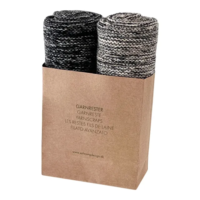 Solwang Restgarn strikkede karklude Stone Mix OEKO-TEX