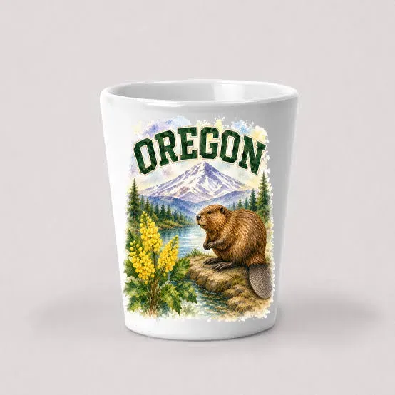Avery Lane Oregon Bird Animal shotglas keramik 4 cl
