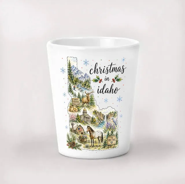 Avery Lane Gifts Christmas Idaho Shotglas keramik 44 ml
