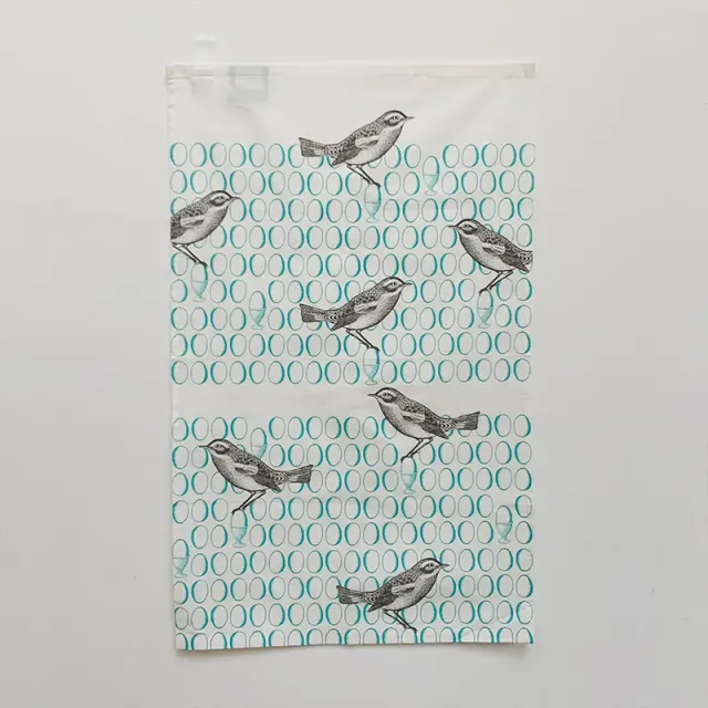 Thornback & Peel Bird & Egg viskestykke bomuld 50x70