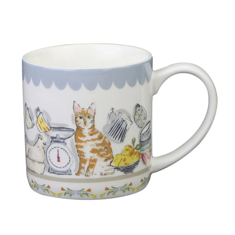 Ulster Weavers Pantry Cats krus benporcelæn multifarvet