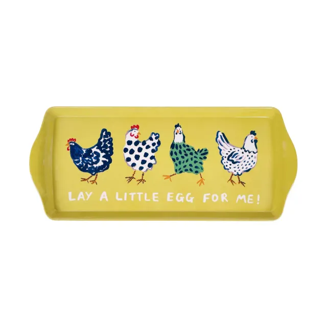 Ulster Weavers Chick Chicken serveringsbakke gul 39 cm melamin