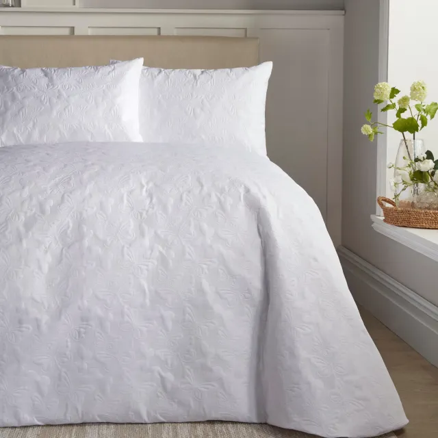 Ulster Weavers Butterfly Garden sengetøjssæt hvid microfiber