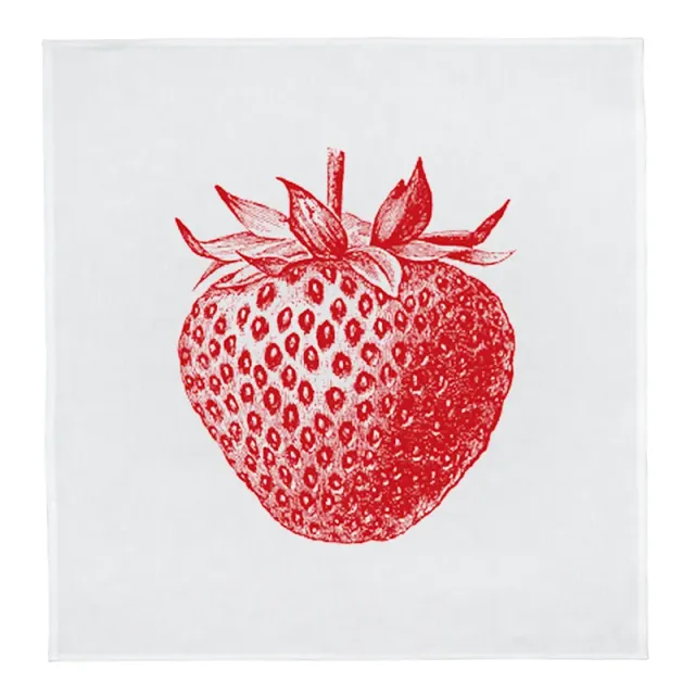 Thornback & Peel Strawberry serviet 1 stk 45x45 hør