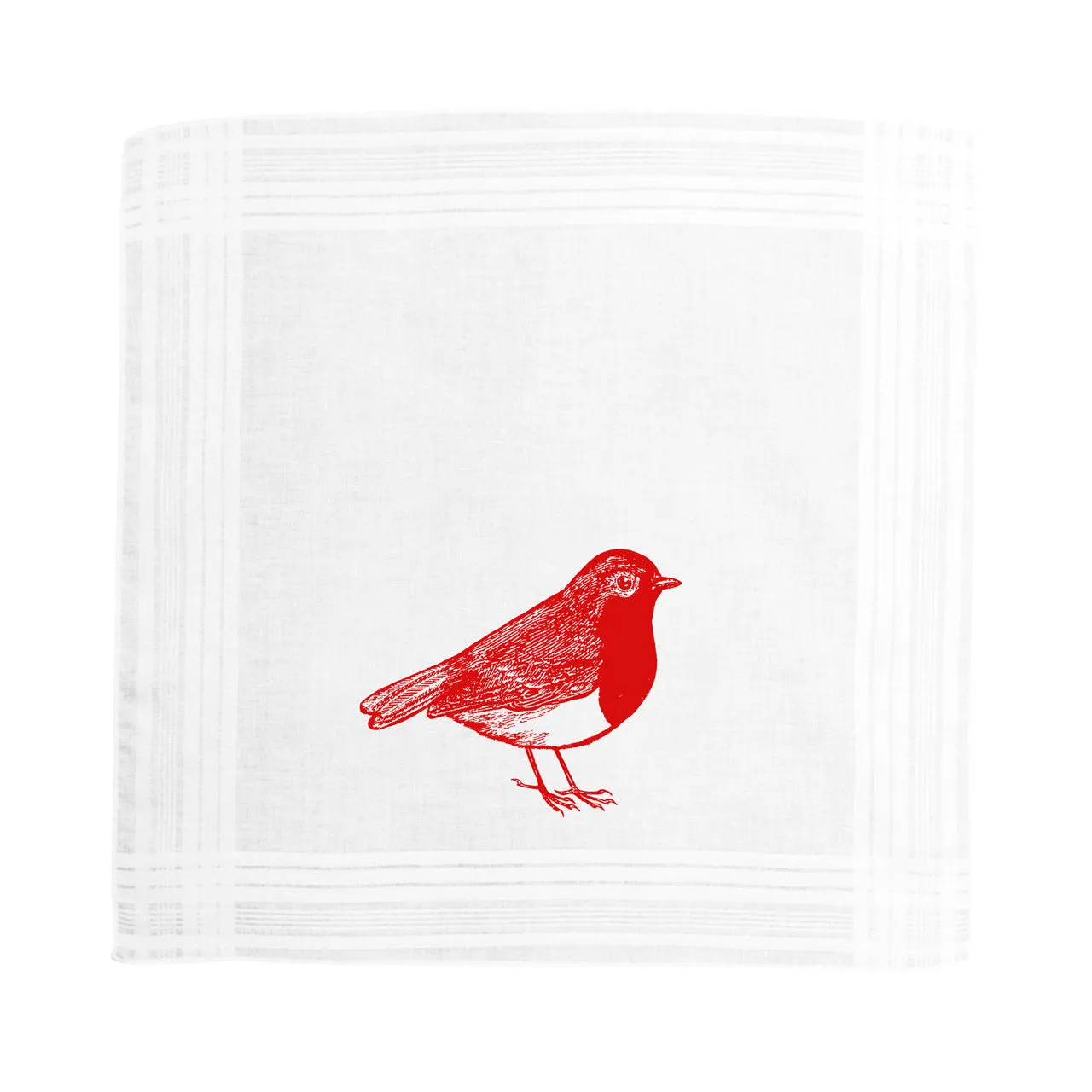 Thornback & Peel Robin lommetørklæder 3 stk 40x40 hvid bomuld