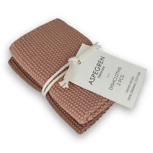 AspEgren Solid karklud 26x26 cm root beer 2 stk bomuld