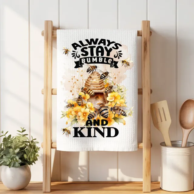 Avery Lane Gifts Humble Bumble Bee klud vaffelvæv 41x36 cm