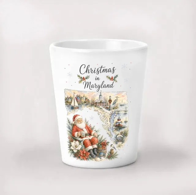 Avery Lane Gifts Maryland shotglas keramik 44 ml jul