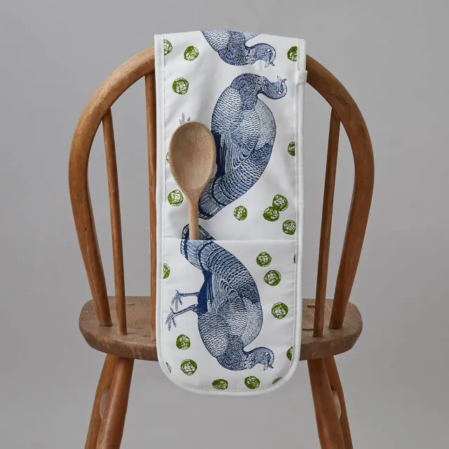 Thornback & Peel Turkey & Sprout dobbelt ovnhandske 84 cm bomuld