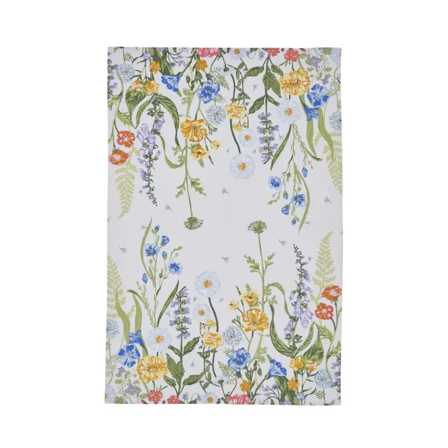 Ulster Weavers Cottage Garden viskestykke bomuld blomster