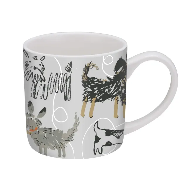 Ulster Weavers Dog Days krus grå benporcelæn