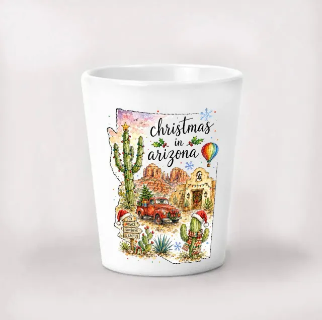 Avery Lane Gifts Arizona shotglas jul kort keramik