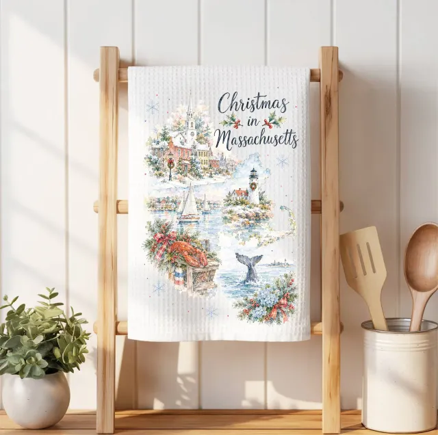 Avery Lane Gifts Christmas in Massachusetts karklud microfiber