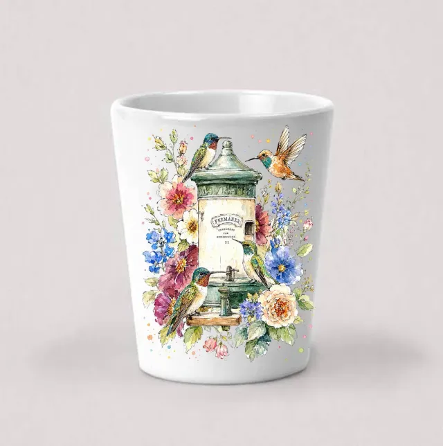 Avery Lane Gifts Spring Hummingbirds shotglas 44 ml