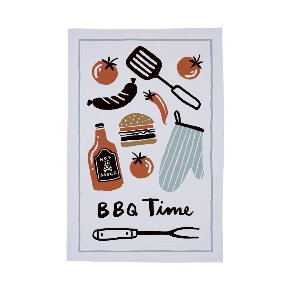 Ulster Weavers BBQ Time viskestykke 74 cm bomuld flerfarvet